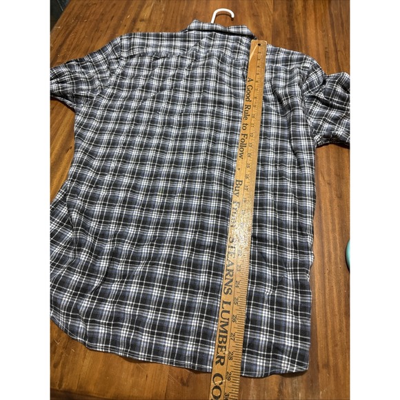 UNTUCKit Soft brushed Light Flannel Button Down Shirt Large Classic Plaid - Picture 5 of 5